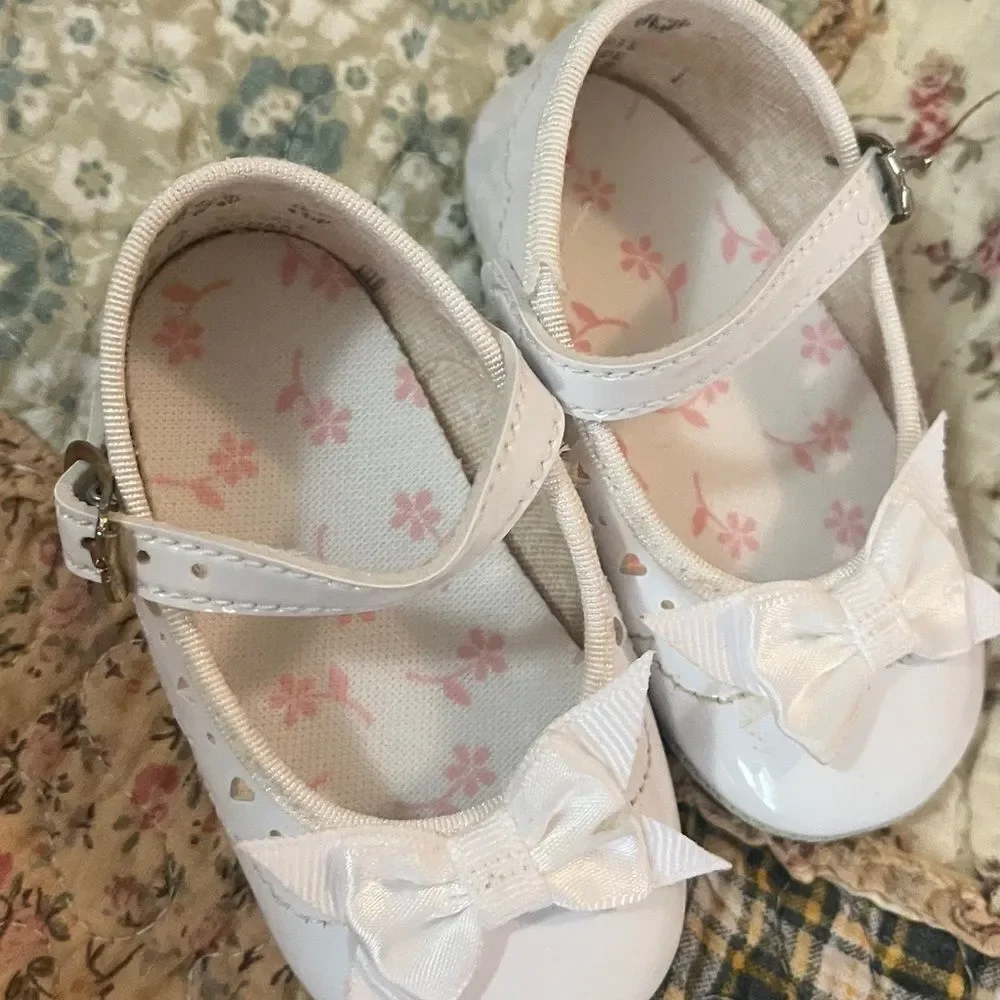 Baby white shoes